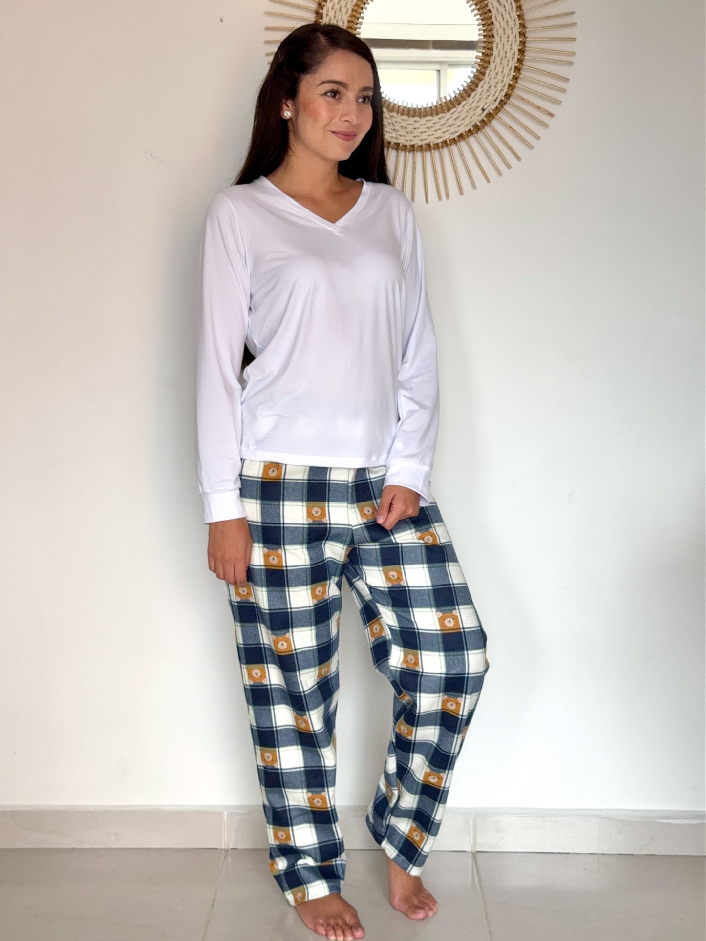 Pijama Ositos a Cuadros