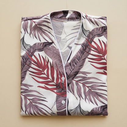Pijama Hojas Tropicales