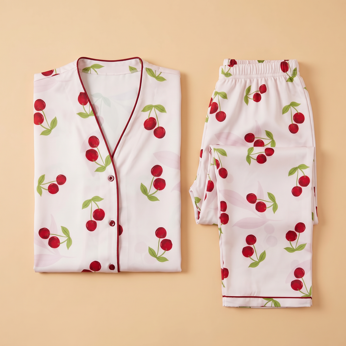 Pijama Cerezas Rosa