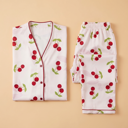Pijama Cerezas Rosa
