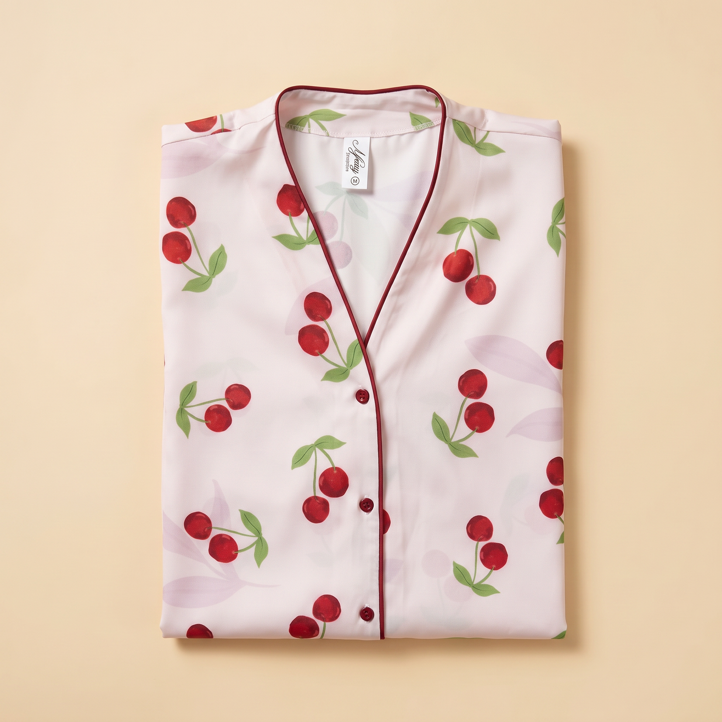 Pijama Cerezas Rosa