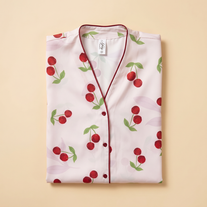 Pijama Cerezas Rosa